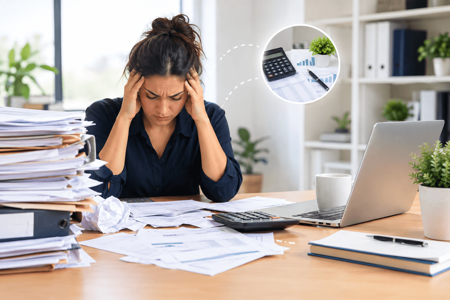 Drowning in Paperwork and Financial Tasks